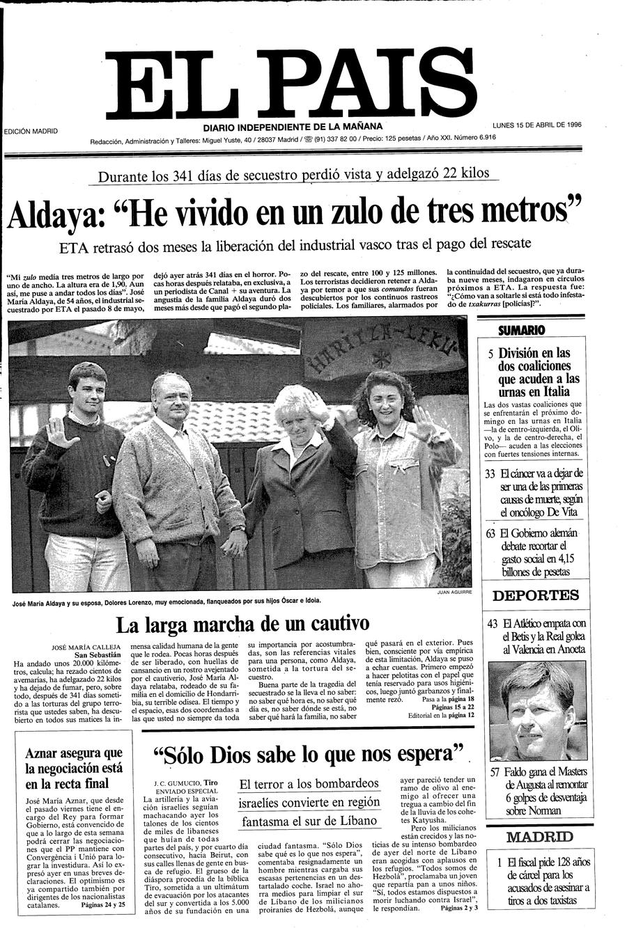 15 de Abril de 1996
