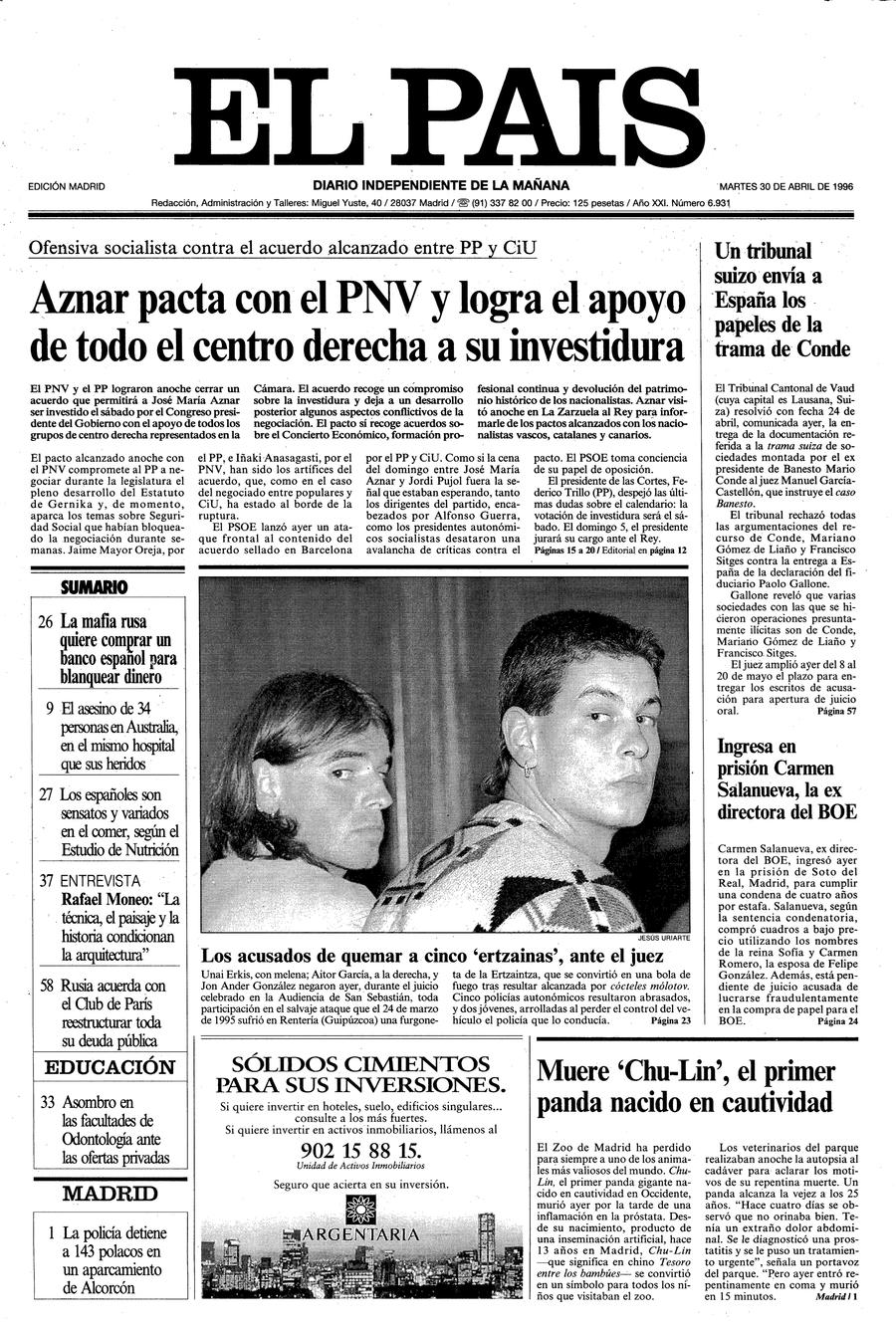 30 de Abril de 1996