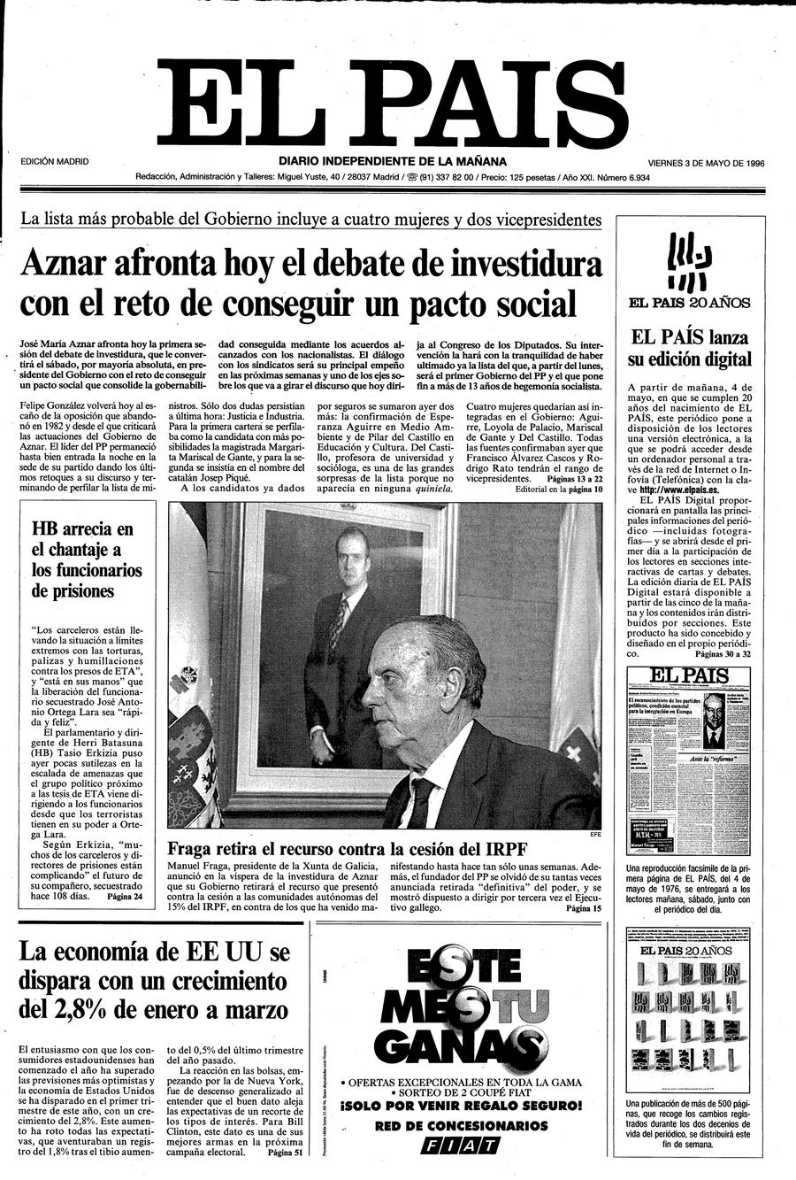 3 de Mayo de 1996