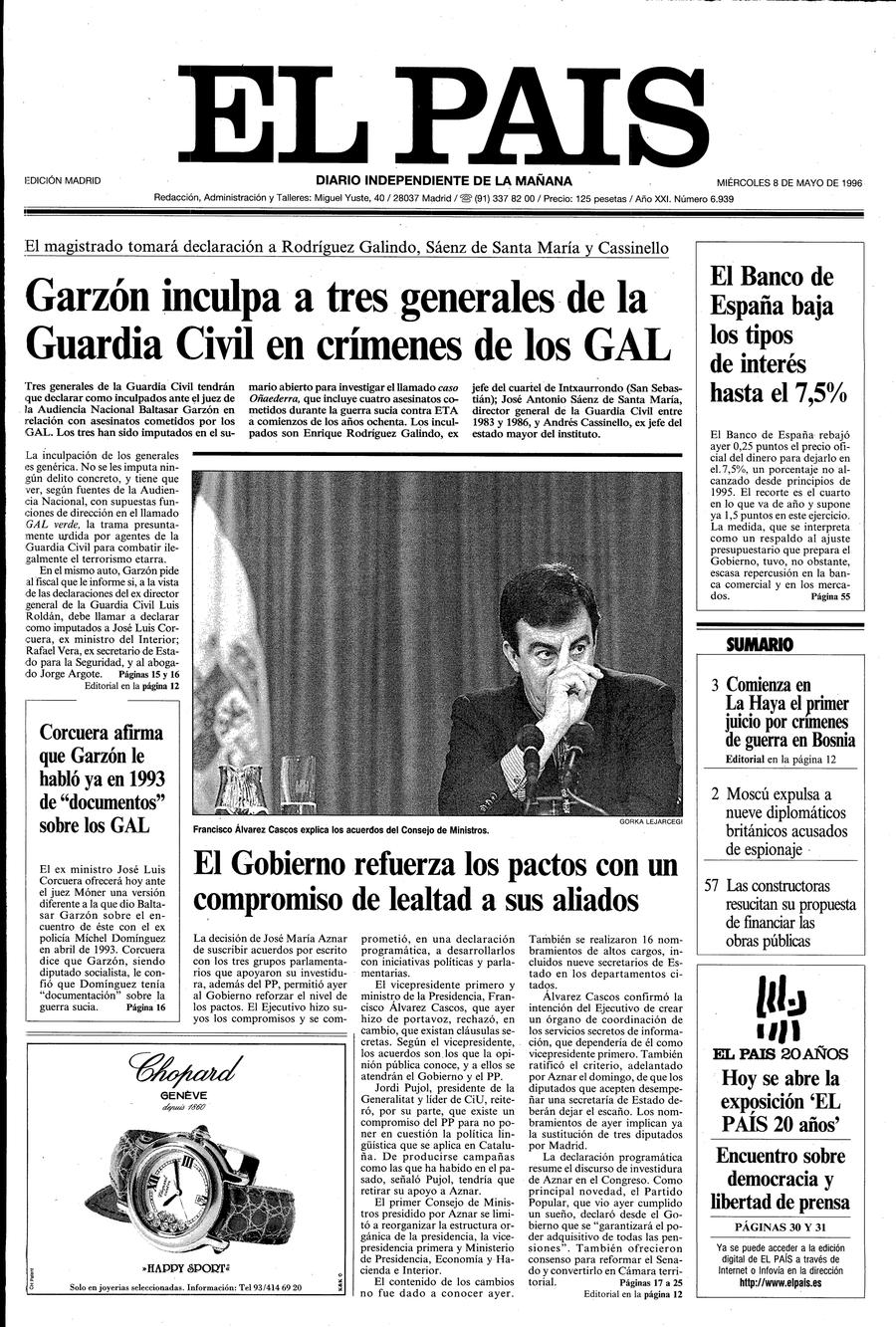 8 de Mayo de 1996