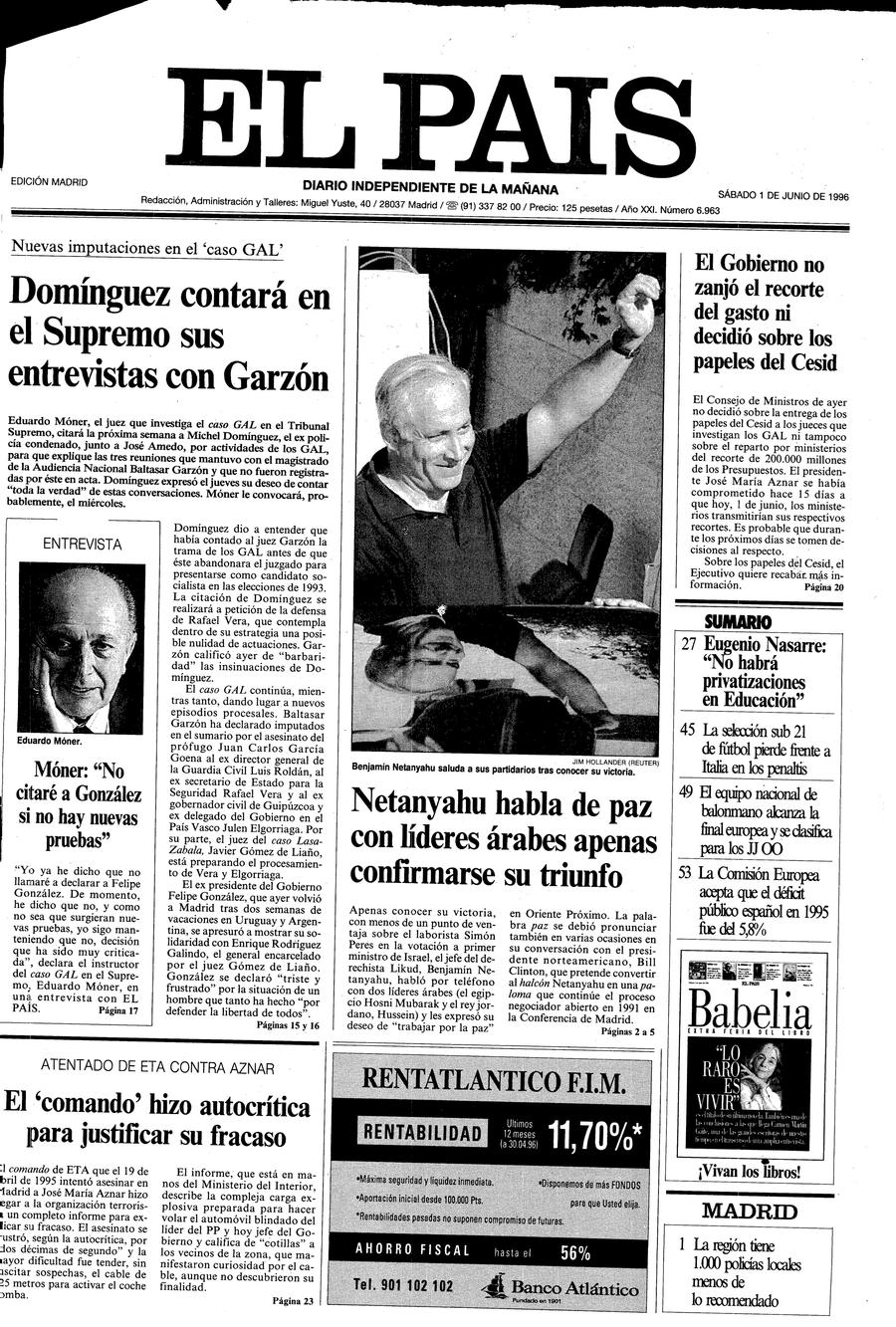 1 de Junio de 1996
