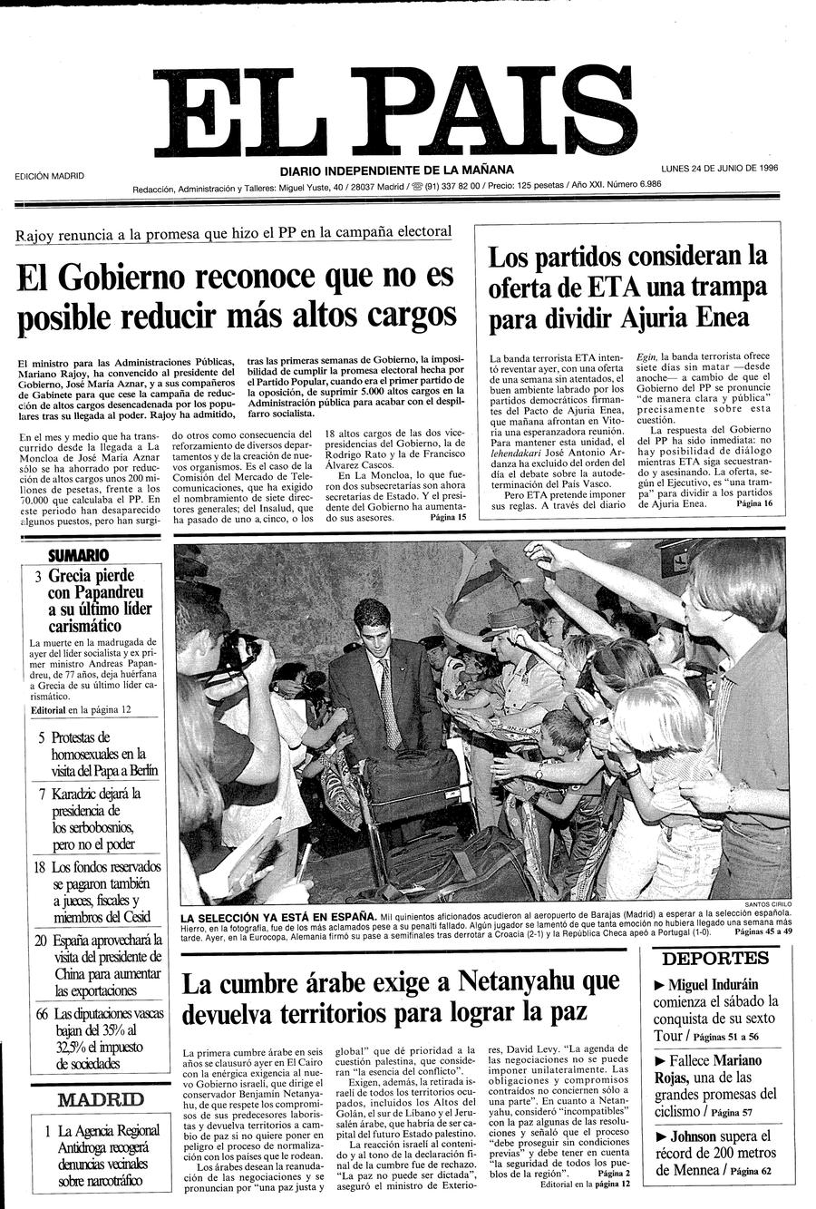 24 de Junio de 1996