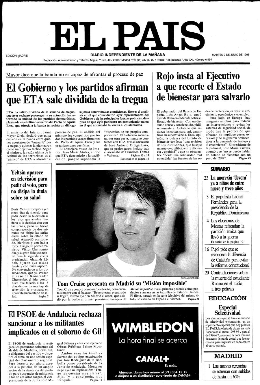 2 de Julio de 1996