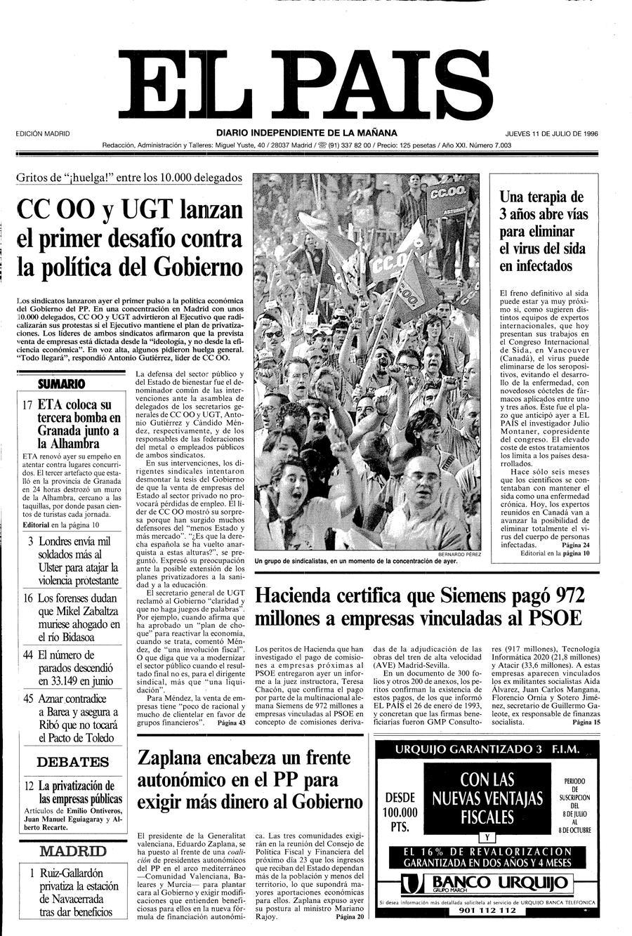 11 de Julio de 1996