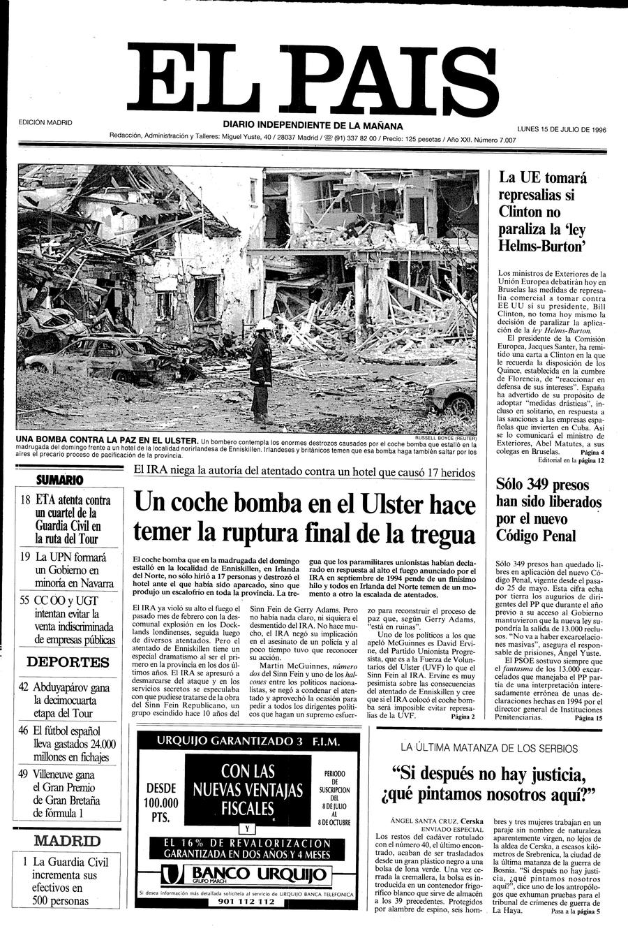 15 de Julio de 1996