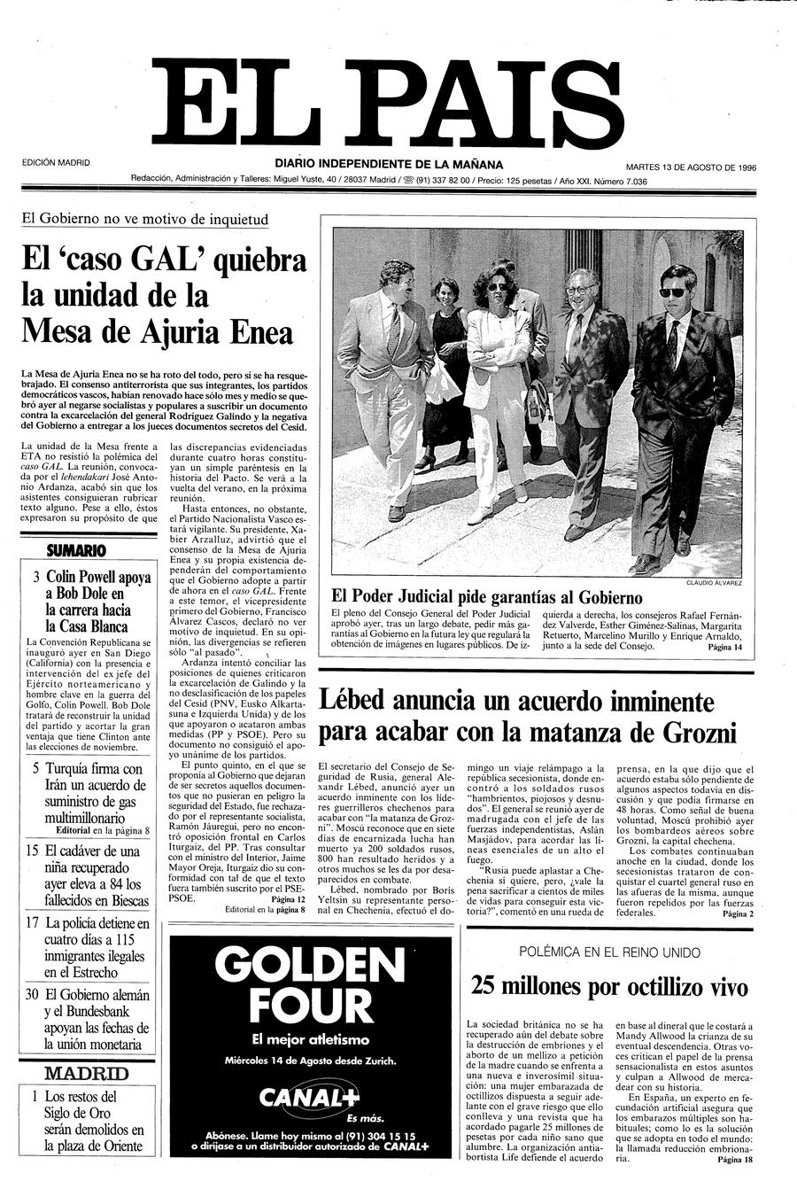 13 de Agosto de 1996