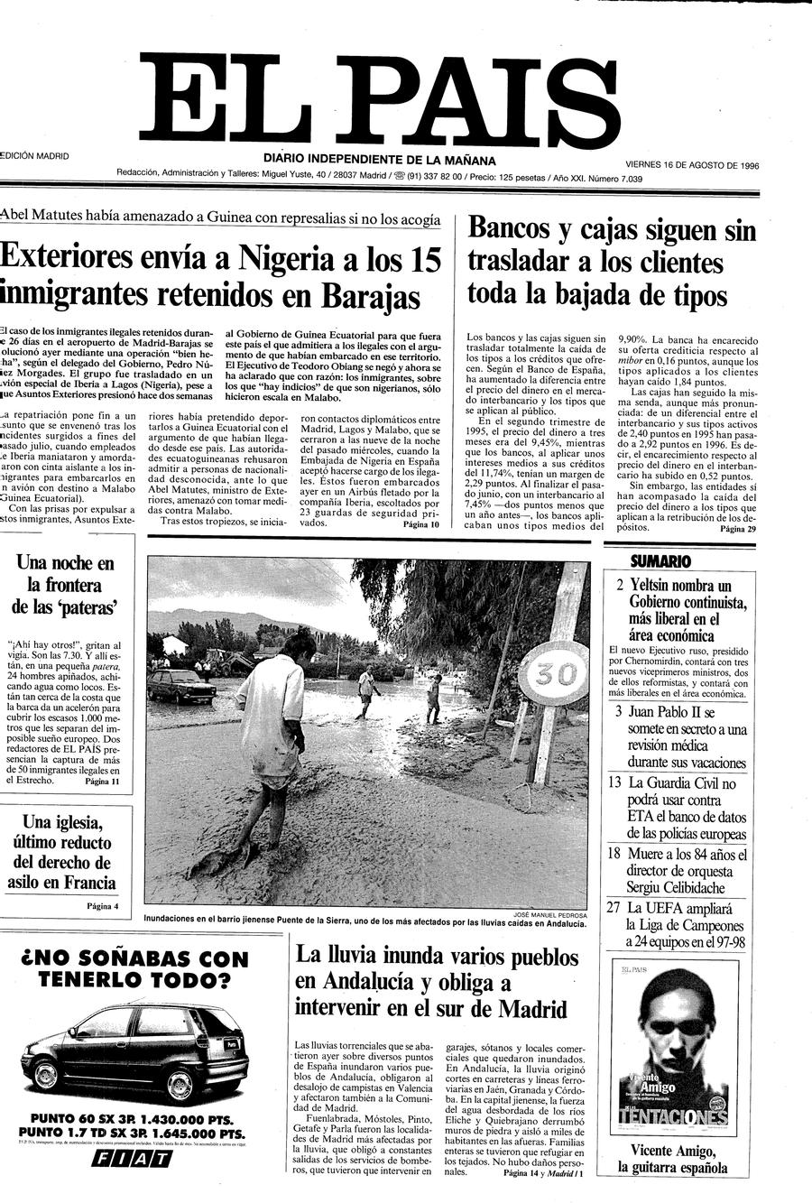 16 de Agosto de 1996