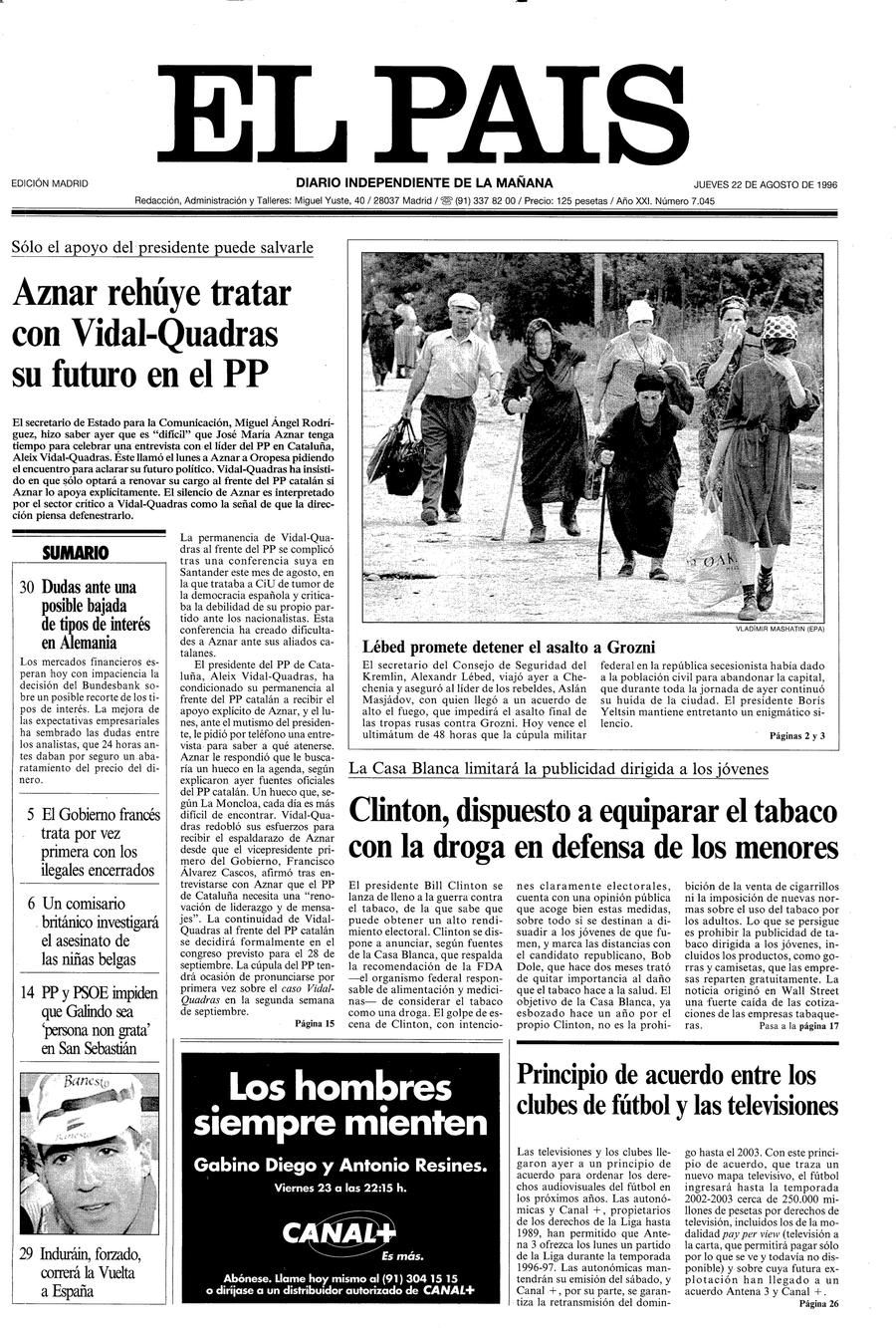 22 de Agosto de 1996