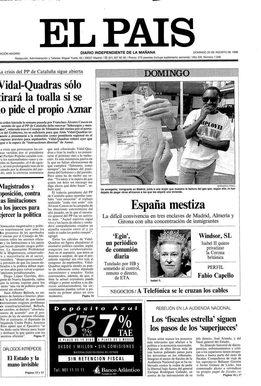 25 de Agosto de 1996