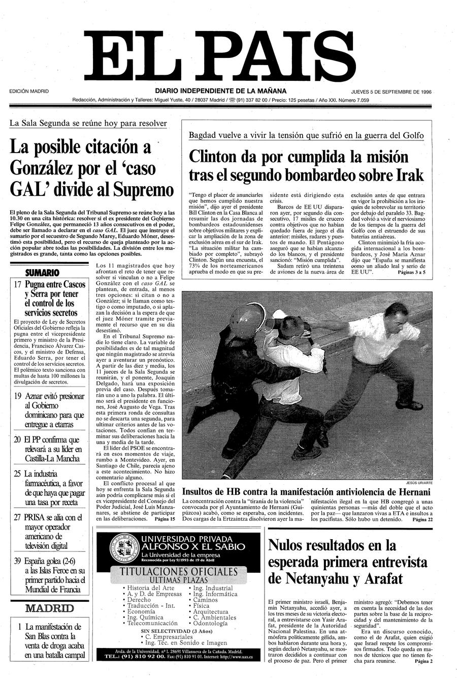 5 de Septiembre de 1996