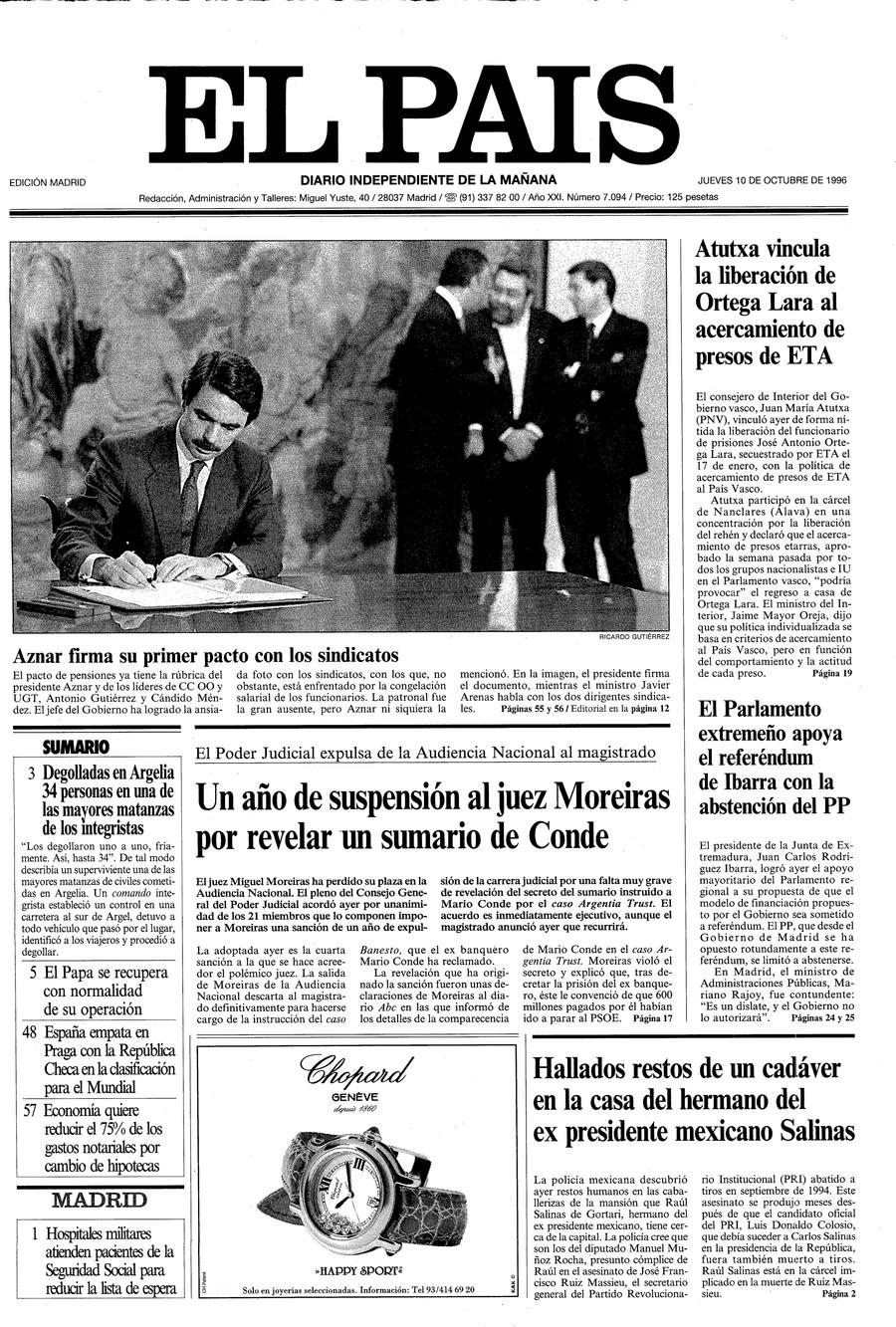 10 de Octubre de 1996
