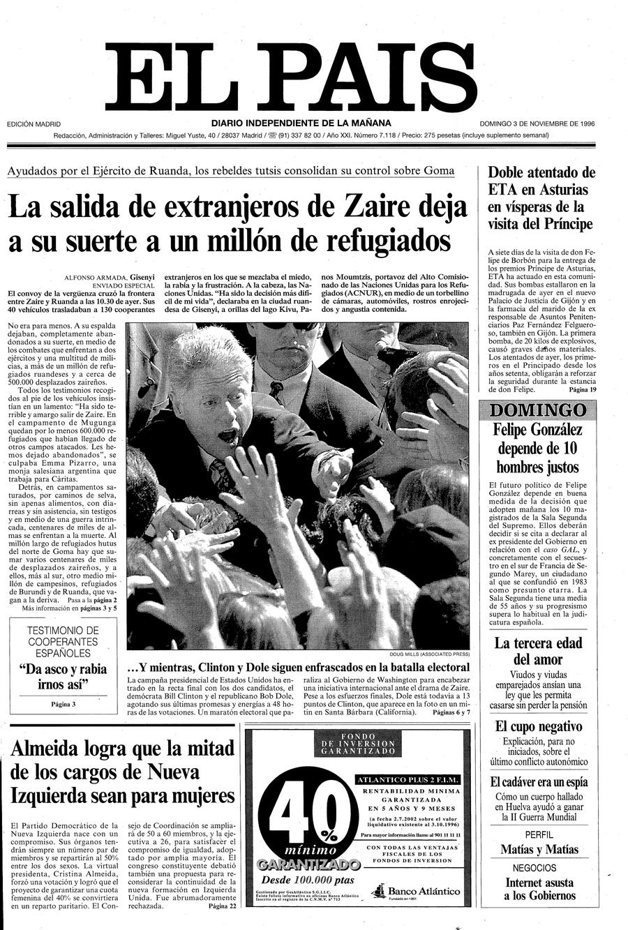 3 de Noviembre de 1996