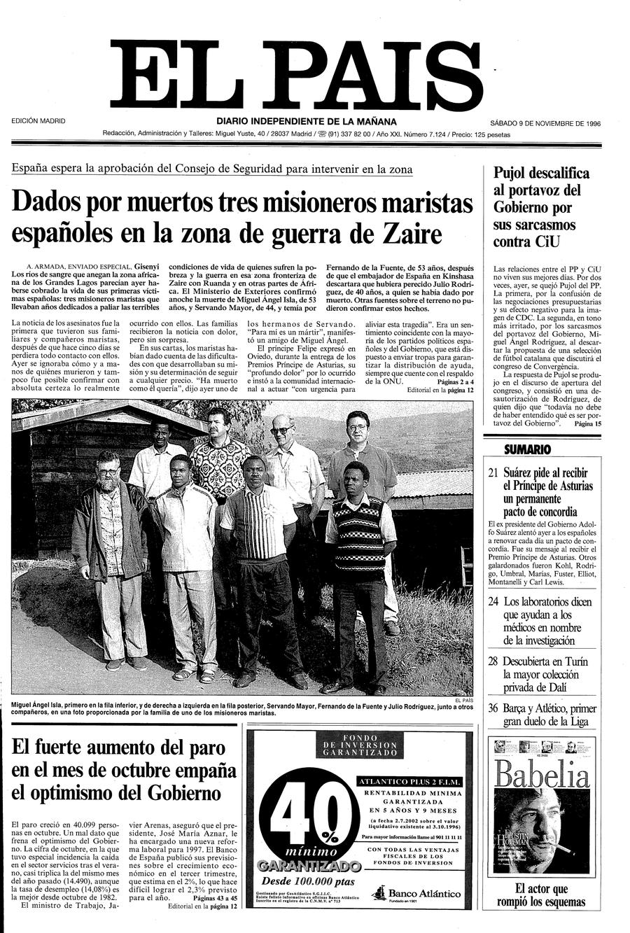 9 de Noviembre de 1996