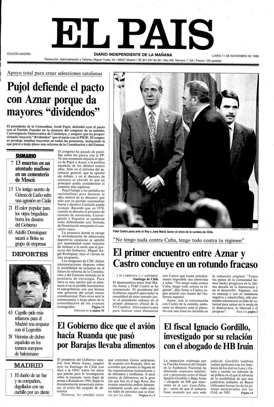 Diarios Argentinos Portadas Del Dia Sitio Oficial El Pais Madrid