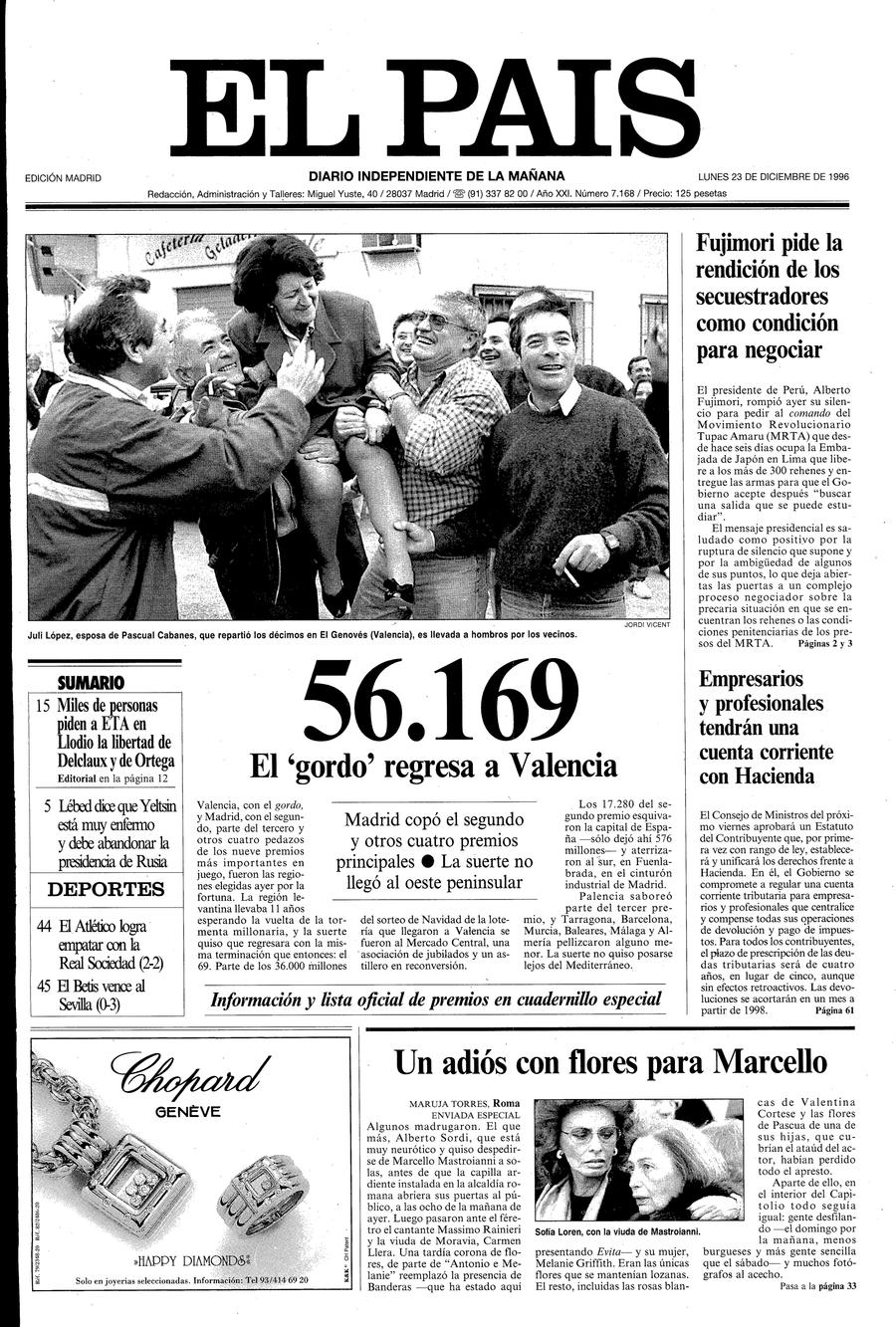 23 de Diciembre de 1996