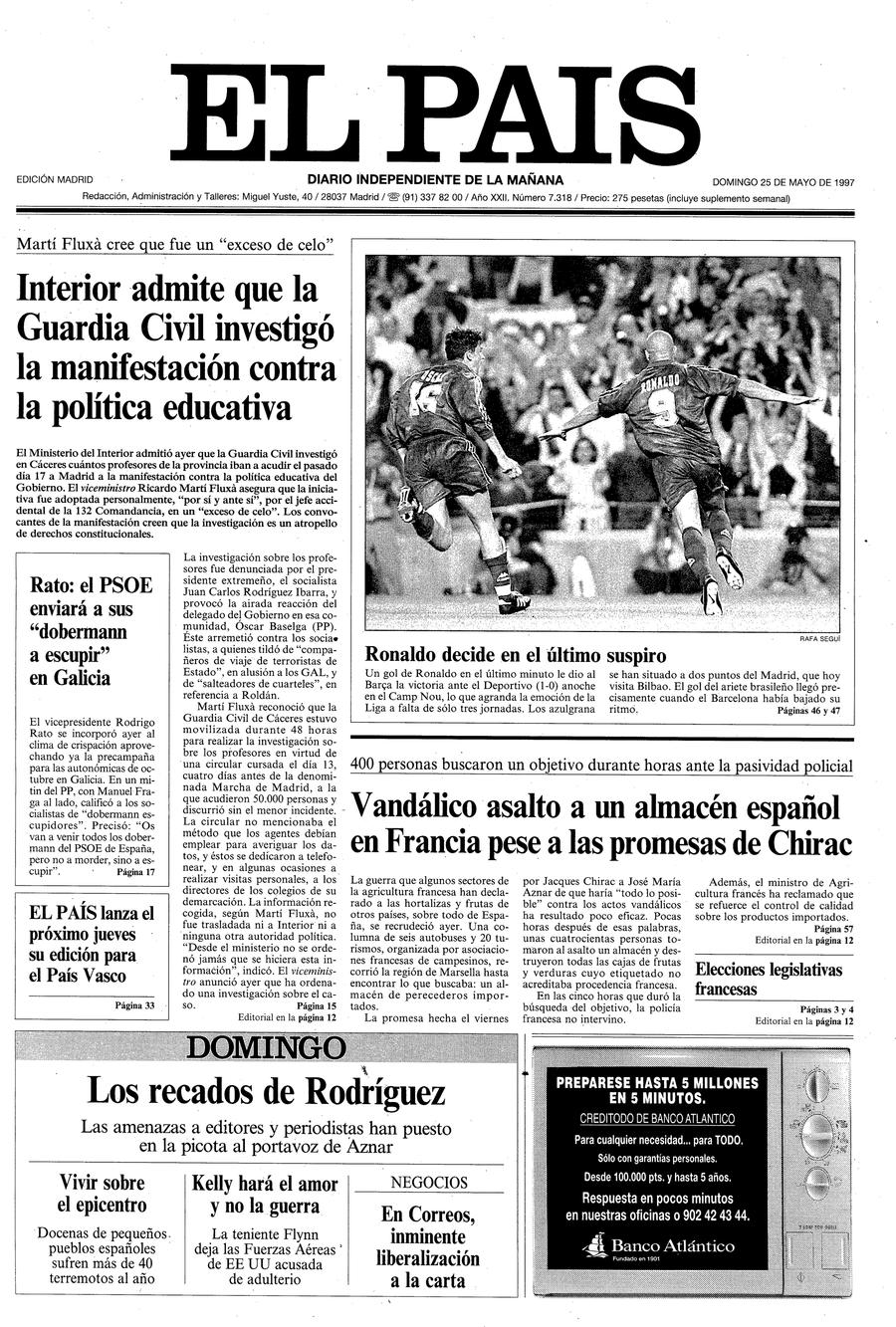 25 de Mayo de 1997
