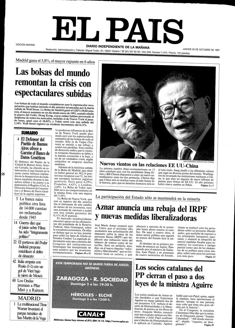 30 de Octubre de 1997
