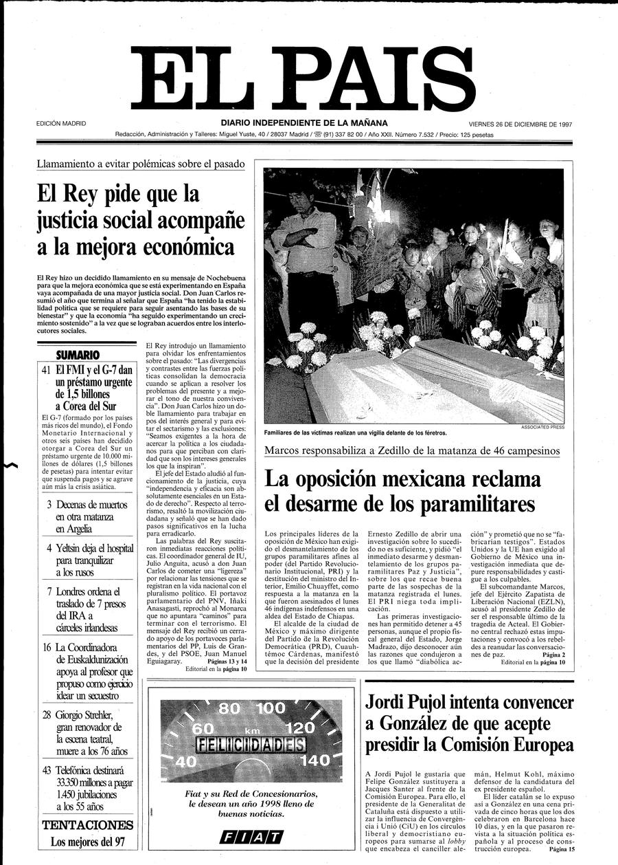 26 de Diciembre de 1997
