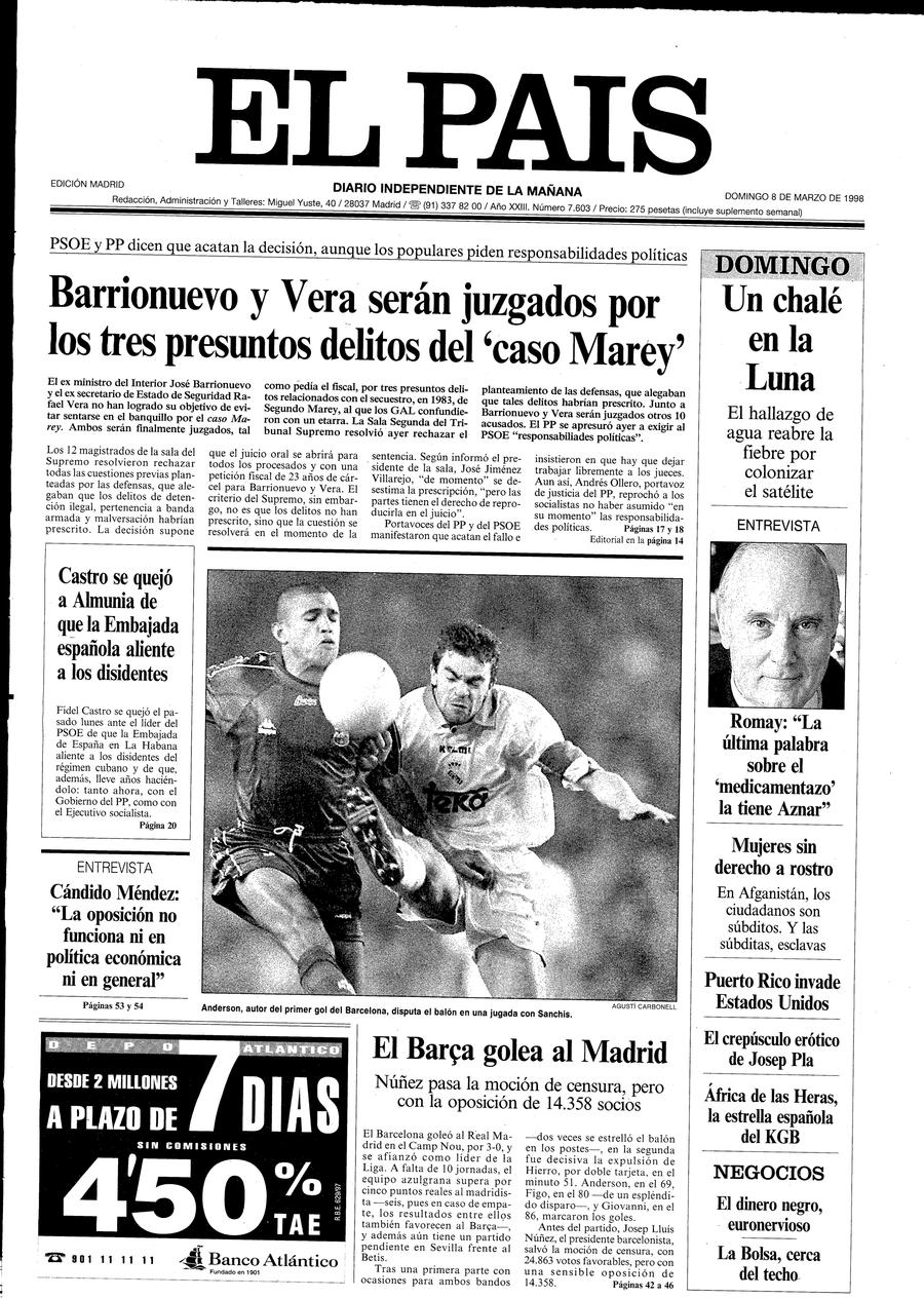 8 de Marzo de 1998