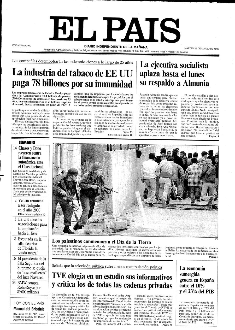 31 de Marzo de 1998