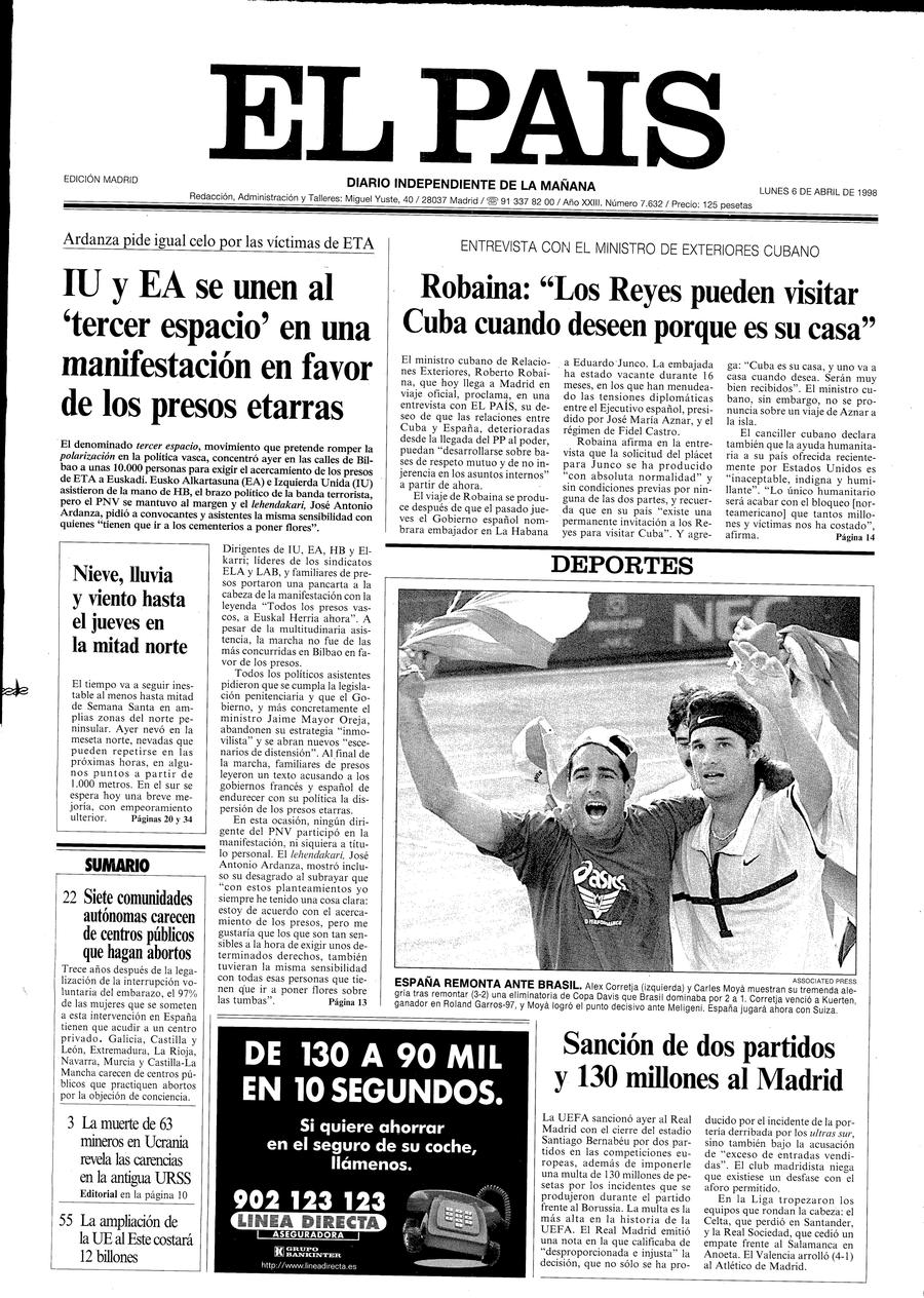 6 de Abril de 1998
