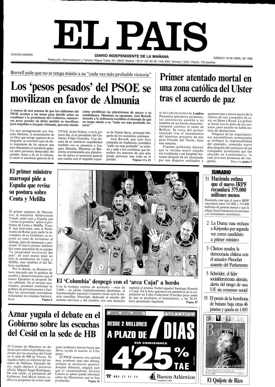 18 de Abril de 1998