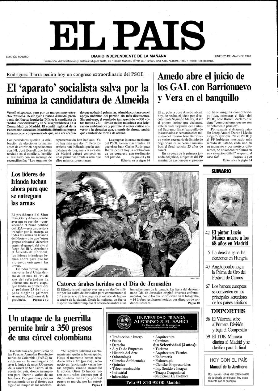 25 de Mayo de 1998