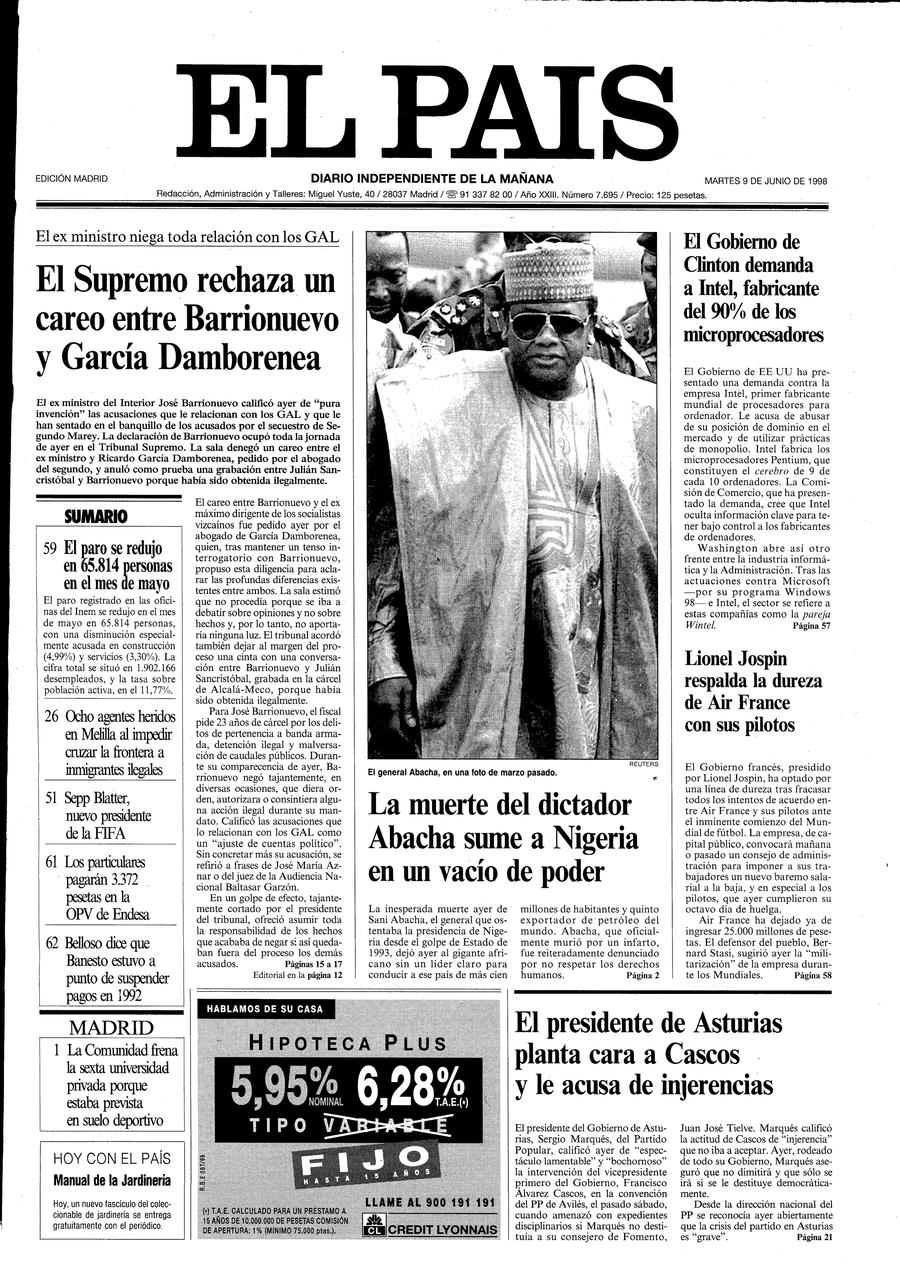 9 de Junio de 1998