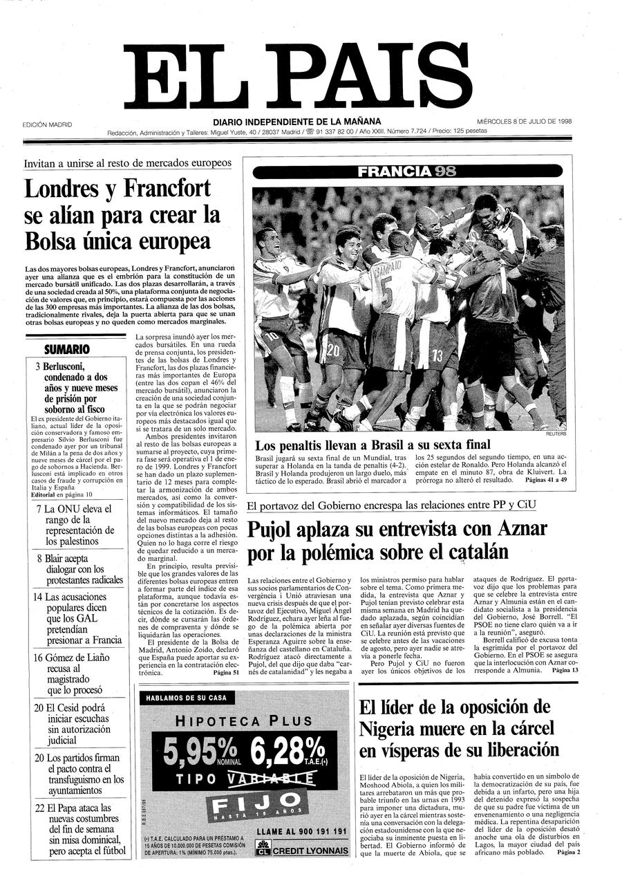 8 de Julio de 1998