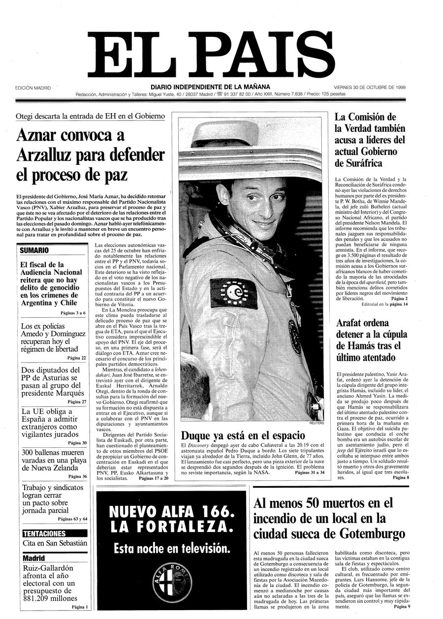 30 de Octubre de 1998