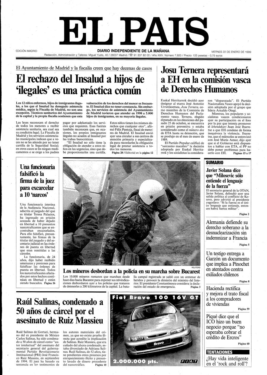 22 enero 1999
