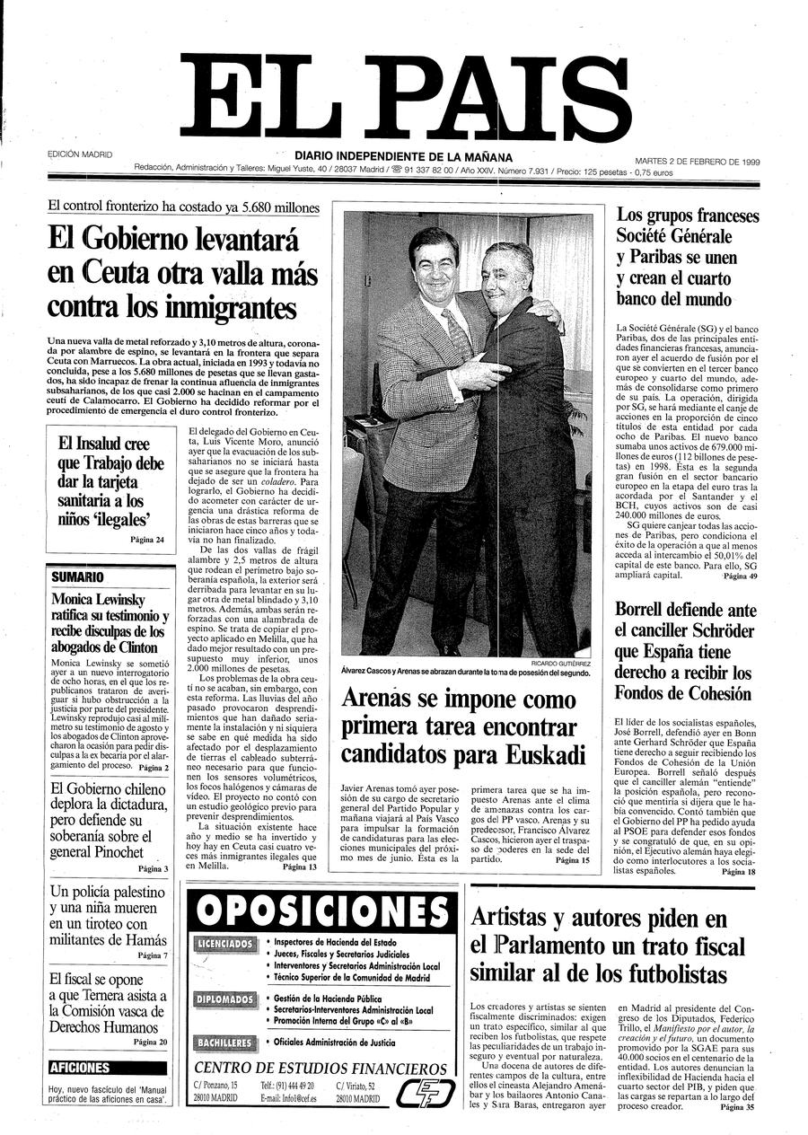 2 febrero 1999