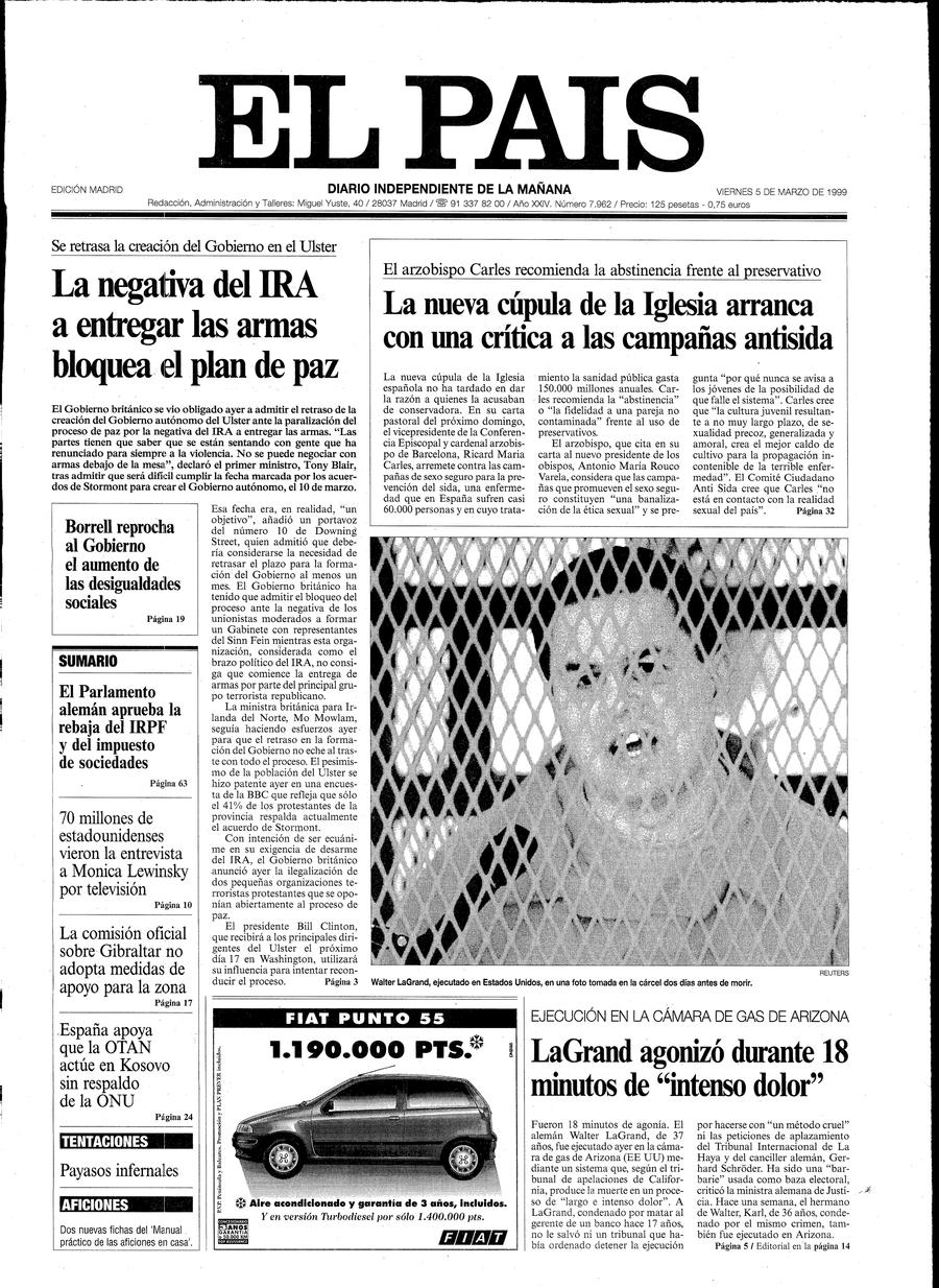 5 de Marzo de 1999