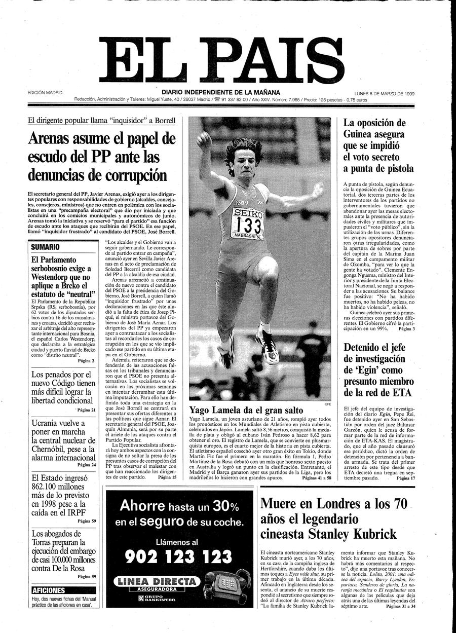 8 de Marzo de 1999