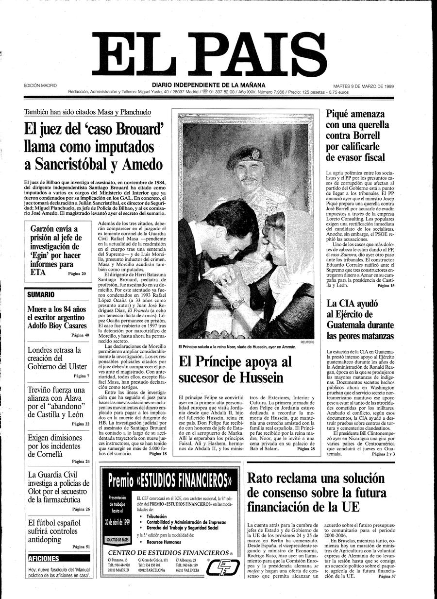 9 de Marzo de 1999