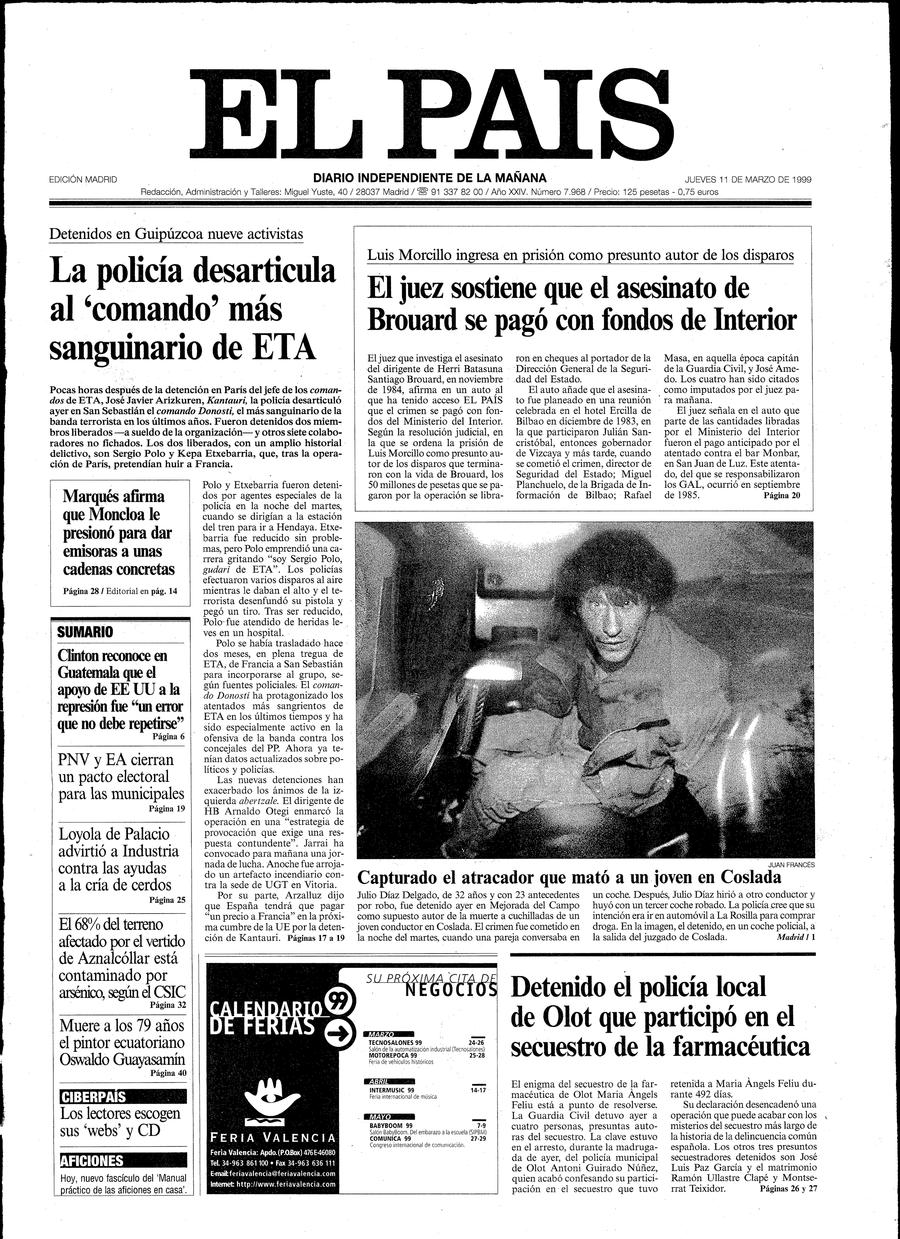 11 de Marzo de 1999