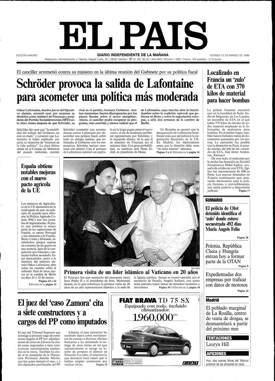 12 de Marzo de 1999