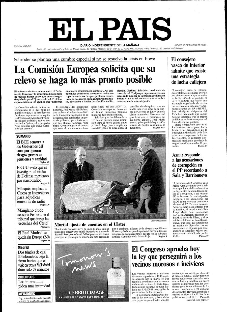 18 de Marzo de 1999