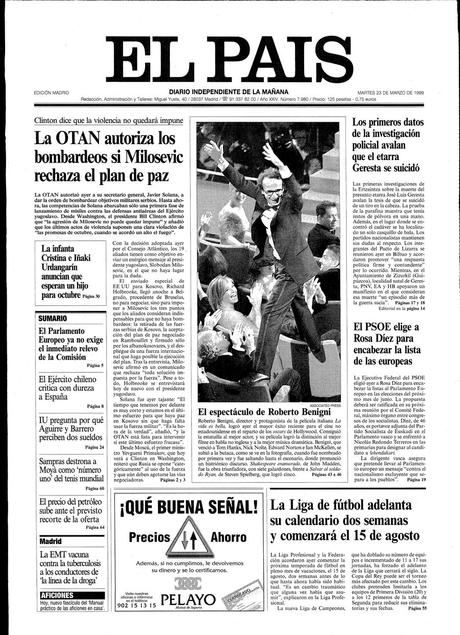 23 de Marzo de 1999
