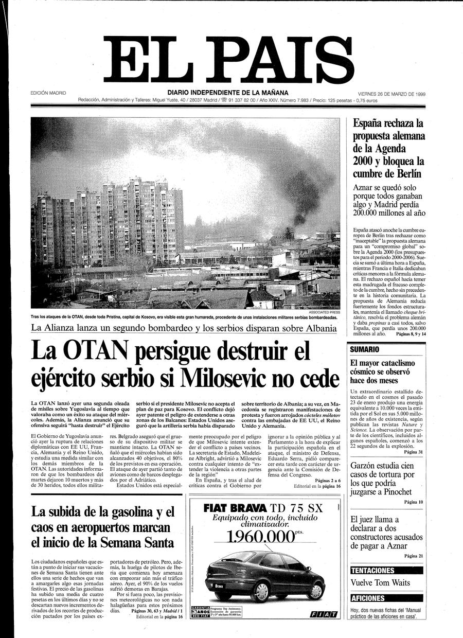 26 de Marzo de 1999