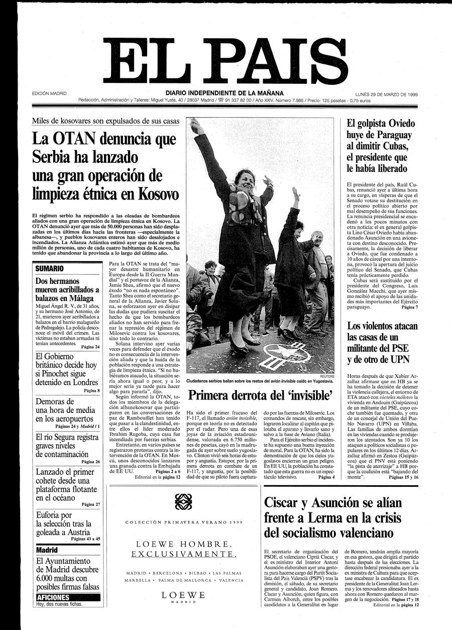 29 de Marzo de 1999