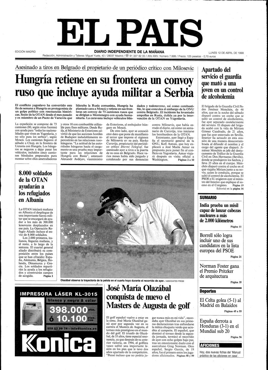 12 de Abril de 1999
