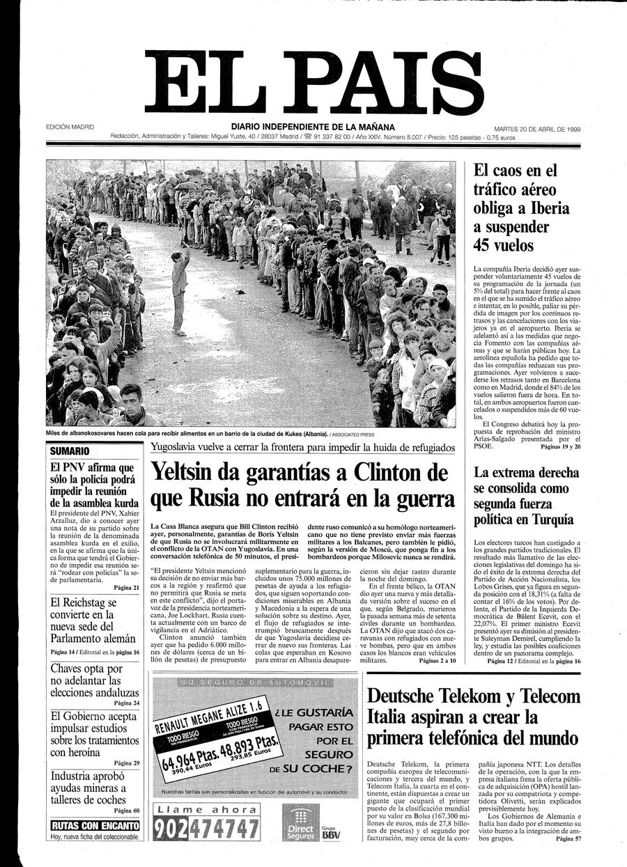 20 de Abril de 1999