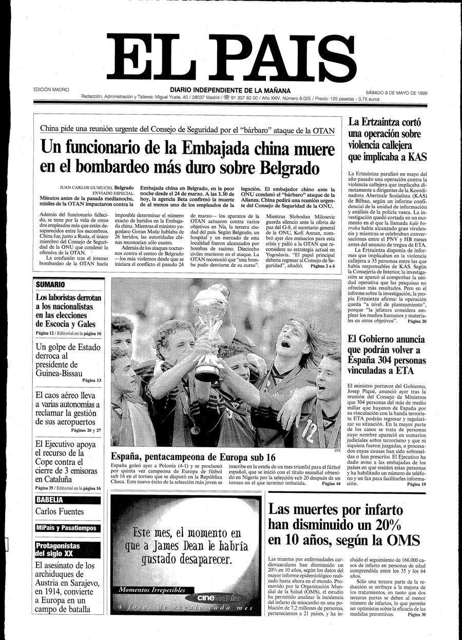 8 de Mayo de 1999
