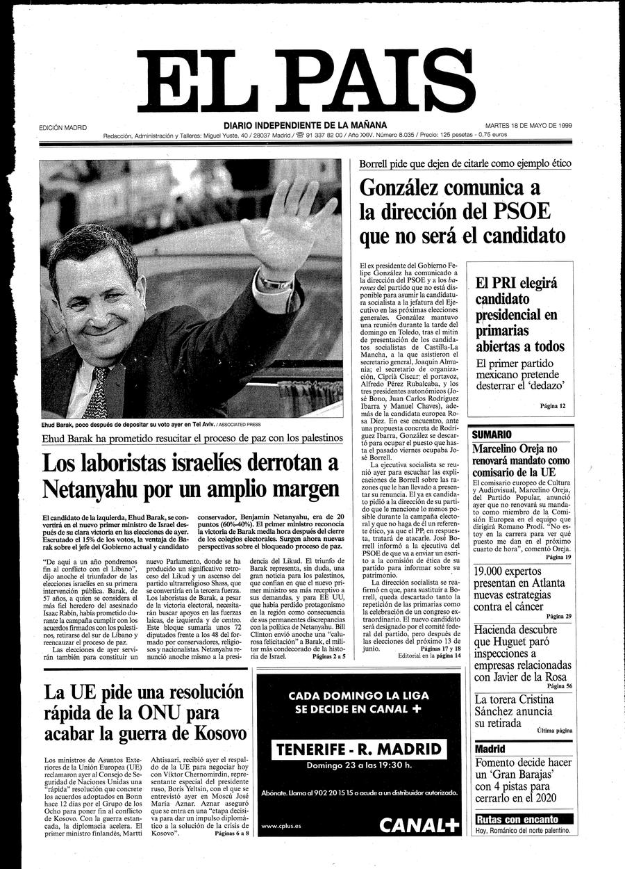 18 de Mayo de 1999