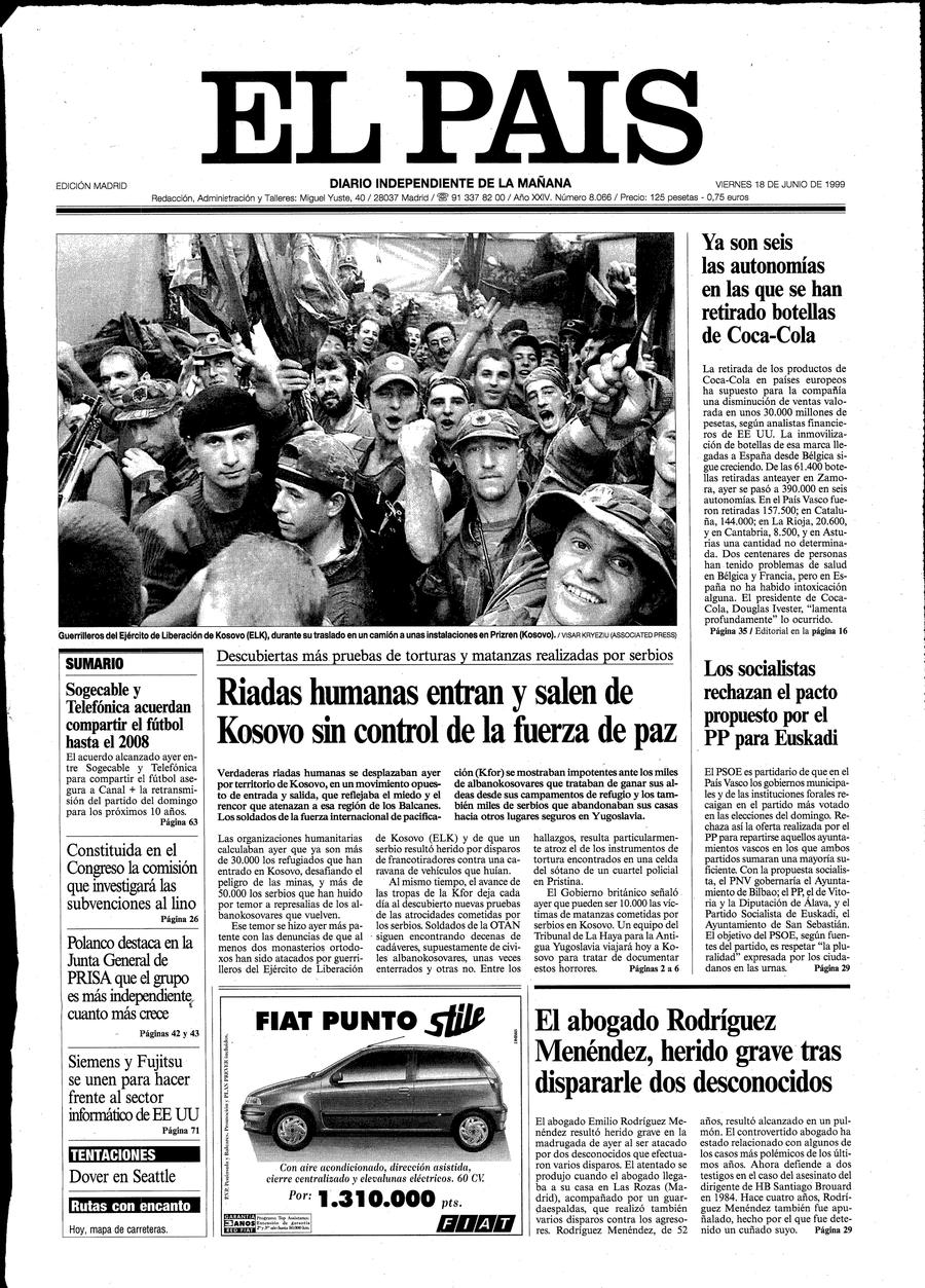 18 de Junio de 1999