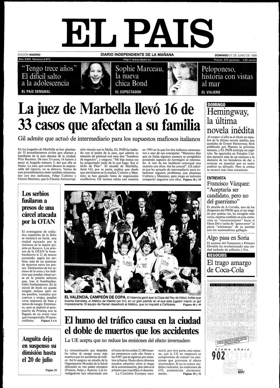 27 de Junio de 1999