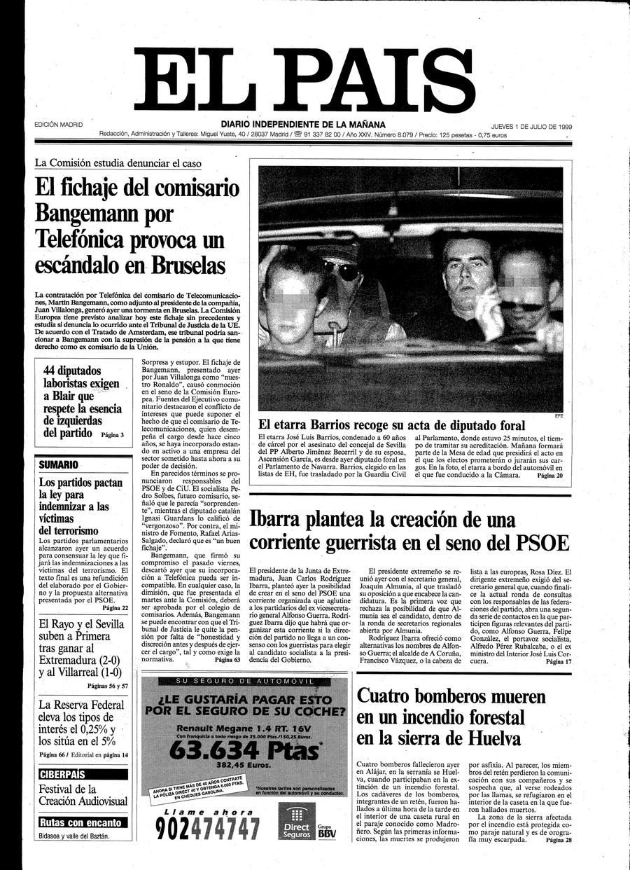 1 de Julio de 1999