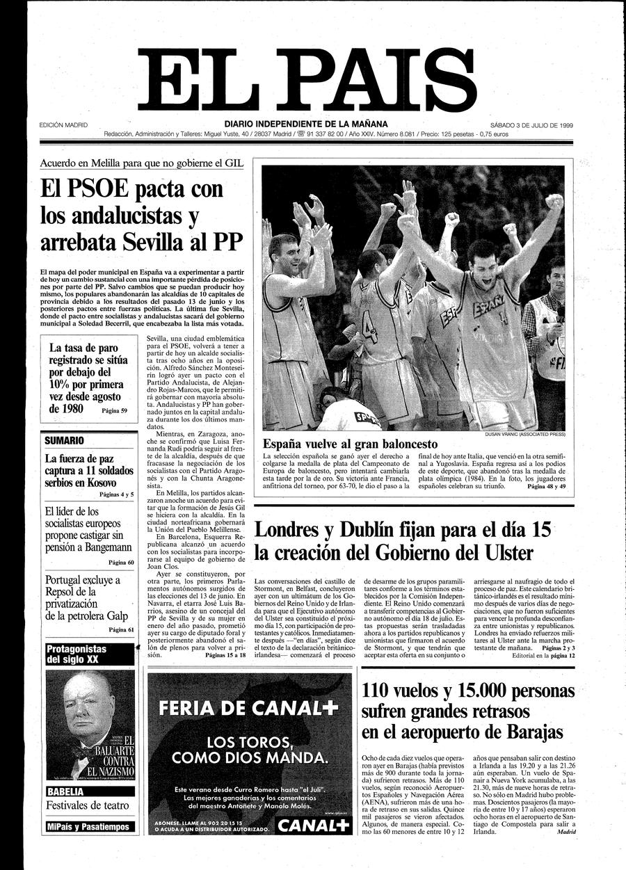 3 de Julio de 1999