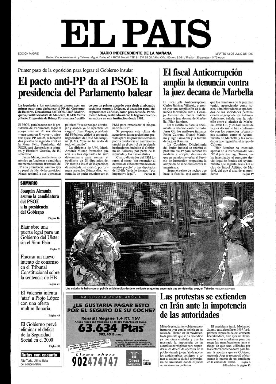 13 de Julio de 1999